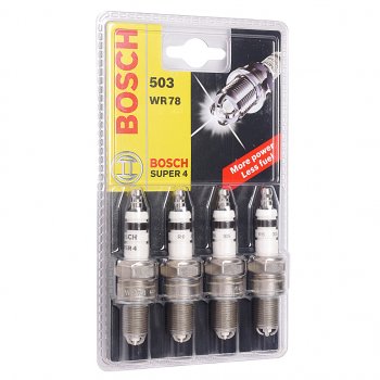 1 469 р. Свеча зажигания ВАЗ-2108 WR78 комплект BOSCH BOSCH 0242232803  с доставкой в г. Кемерово. Увеличить фотографию 1