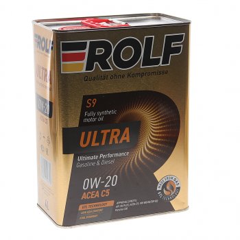 4 299 р. Масло моторное ULTRA C5 0W20 синт.4л ROLF ROLF 322940  с доставкой в г. Кемерово. Увеличить фотографию 1
