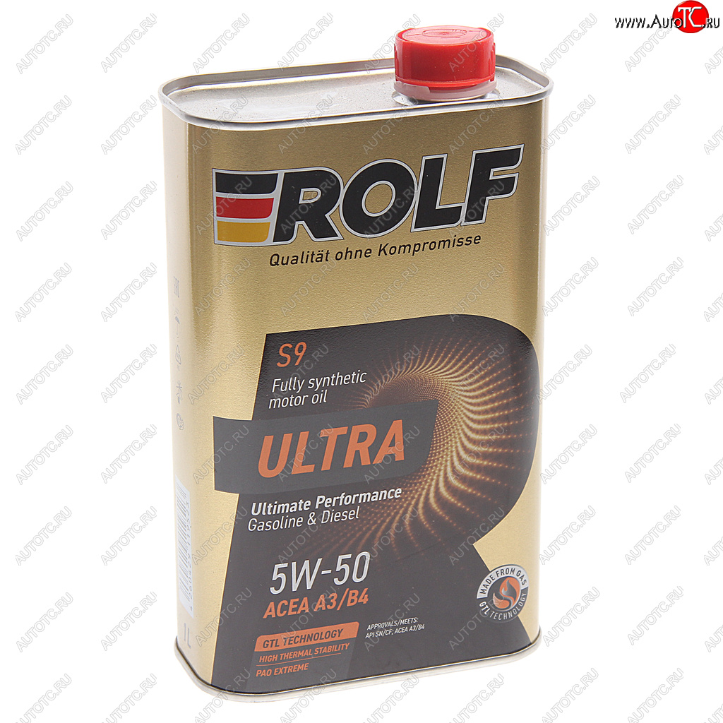 1 399 р. Масло моторное ULTRA A3B4 5W50 синт.1л ROLF ROLF 322951  с доставкой в г. Кемерово