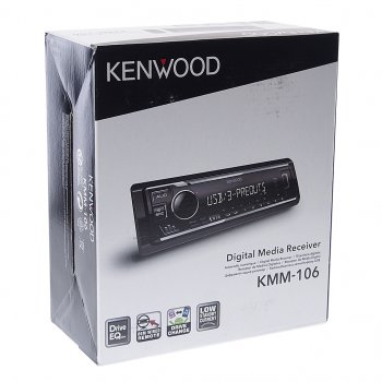 8 399 р. Магнитола автомобильная 1DIN KENWOOD KENWOOD kmm-106  с доставкой в г. Кемерово. Увеличить фотографию 4