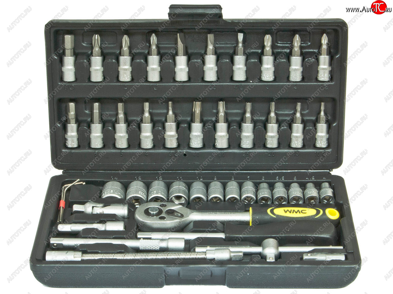799 р. Набор головок торцевых и бит-головок 14 46 предметов WMC TOOLS WMC TOOLS wmc-2462-5  с доставкой в г. Кемерово