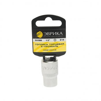 103 р. Головка торцевая 12 TORX E18 с держателем ЭВРИКА ЭВРИКА er-91606h  с доставкой в г. Кемерово. Увеличить фотографию 1