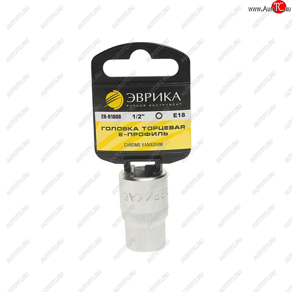 103 р. Головка торцевая 12 TORX E18 с держателем ЭВРИКА ЭВРИКА er-91606h  с доставкой в г. Кемерово