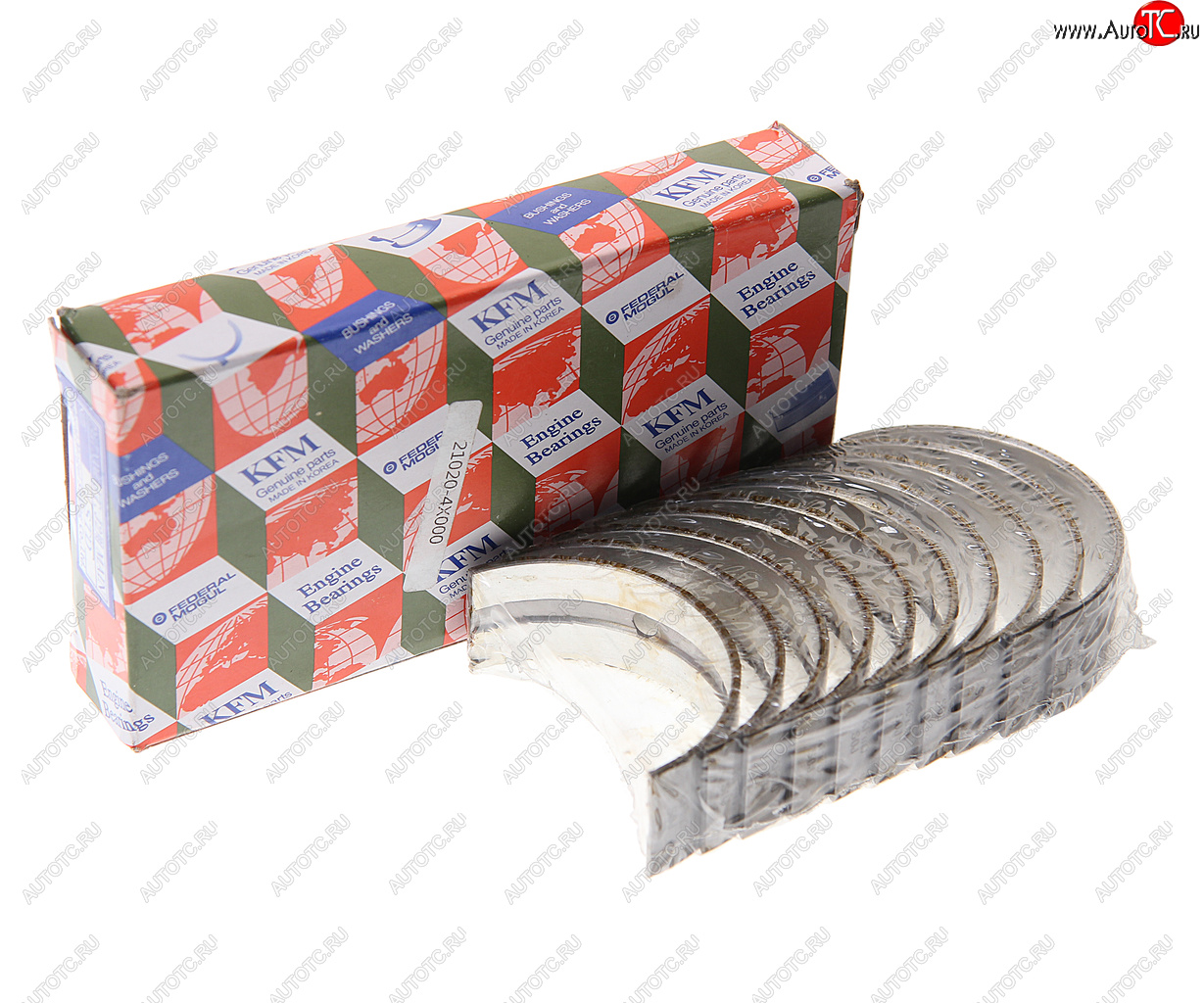 2 399 р. Вкладыши KIA Bongo 3 (06-) (2.72.93.0) коренные STD комплект (10шт.) KFM KFM 21020-4x000  с доставкой в г. Кемерово