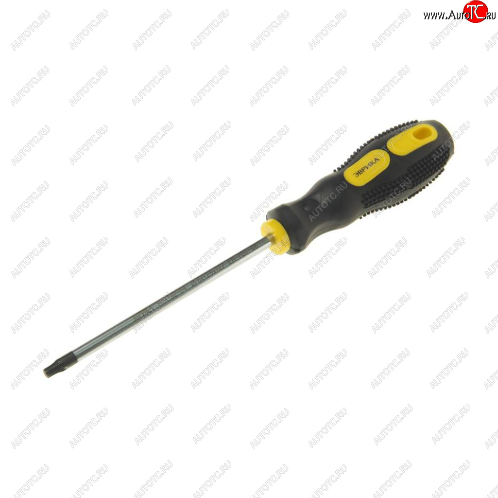 44 р. Отвертка TORX T27х125мм магнитная с противоскользящей ручкой ЭВРИКА ЭВРИКА er-7dt-05  с доставкой в г. Кемерово