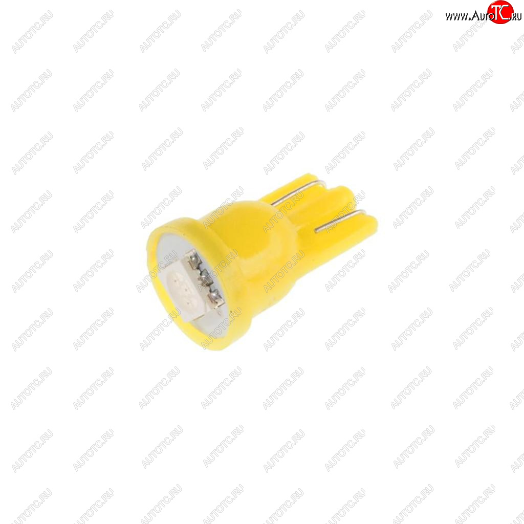 9 р. Лампа светодиодная 12V W5W T10 W2.1x9.5d Yellow MEGAPOWER MEGAPOWER-AUTOMOTIVE 10411y  с доставкой в г. Кемерово