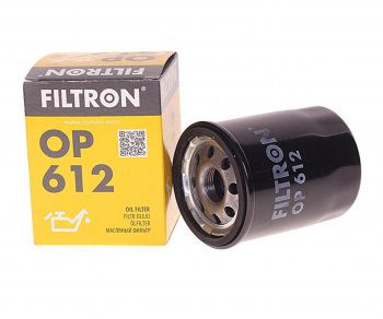 429 р. Фильтр масляный NISSAN Micra (92-10) (1.01.2-1.4),Primera (90-98) (2.0) FILTRON FILTRON op612  с доставкой в г. Кемерово. Увеличить фотографию 1