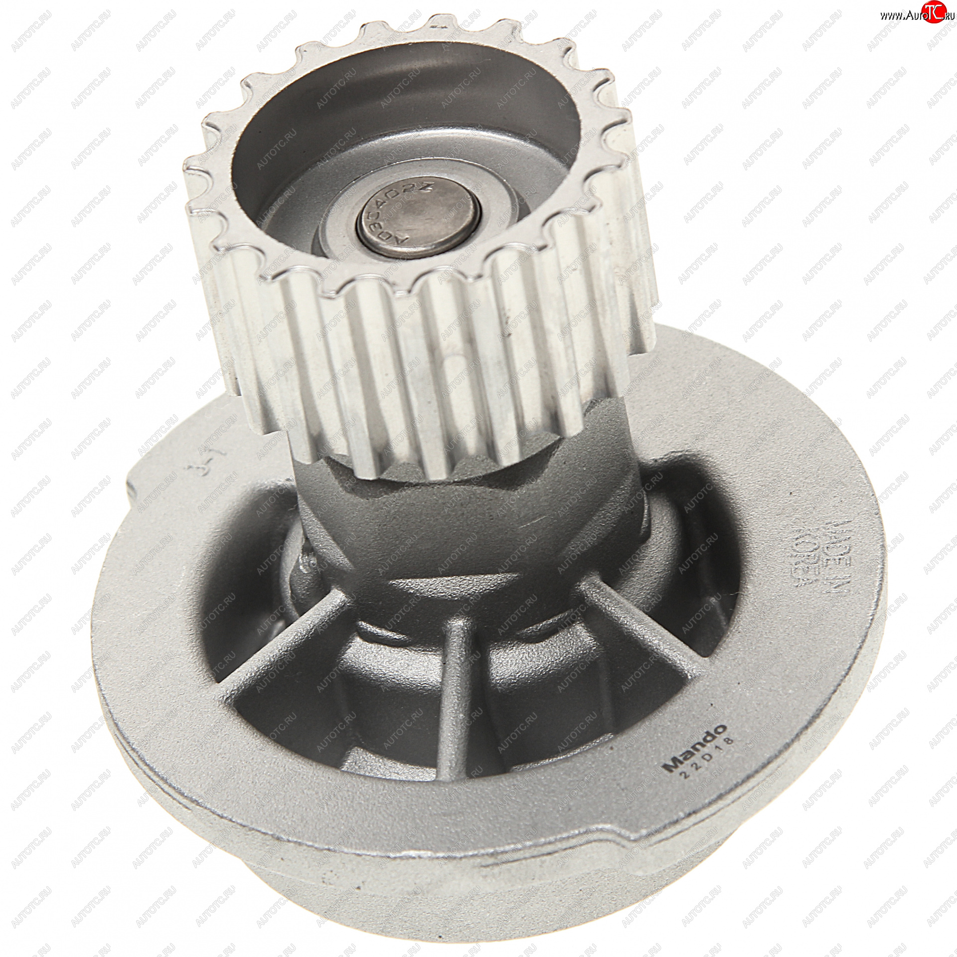 2 679 р. Насос водяной CHEVROLET Lacetti (1.41.6 DOHC),Aveo (03-) (1.4 DOHC) MANDO MANDO ewpd0004  с доставкой в г. Кемерово