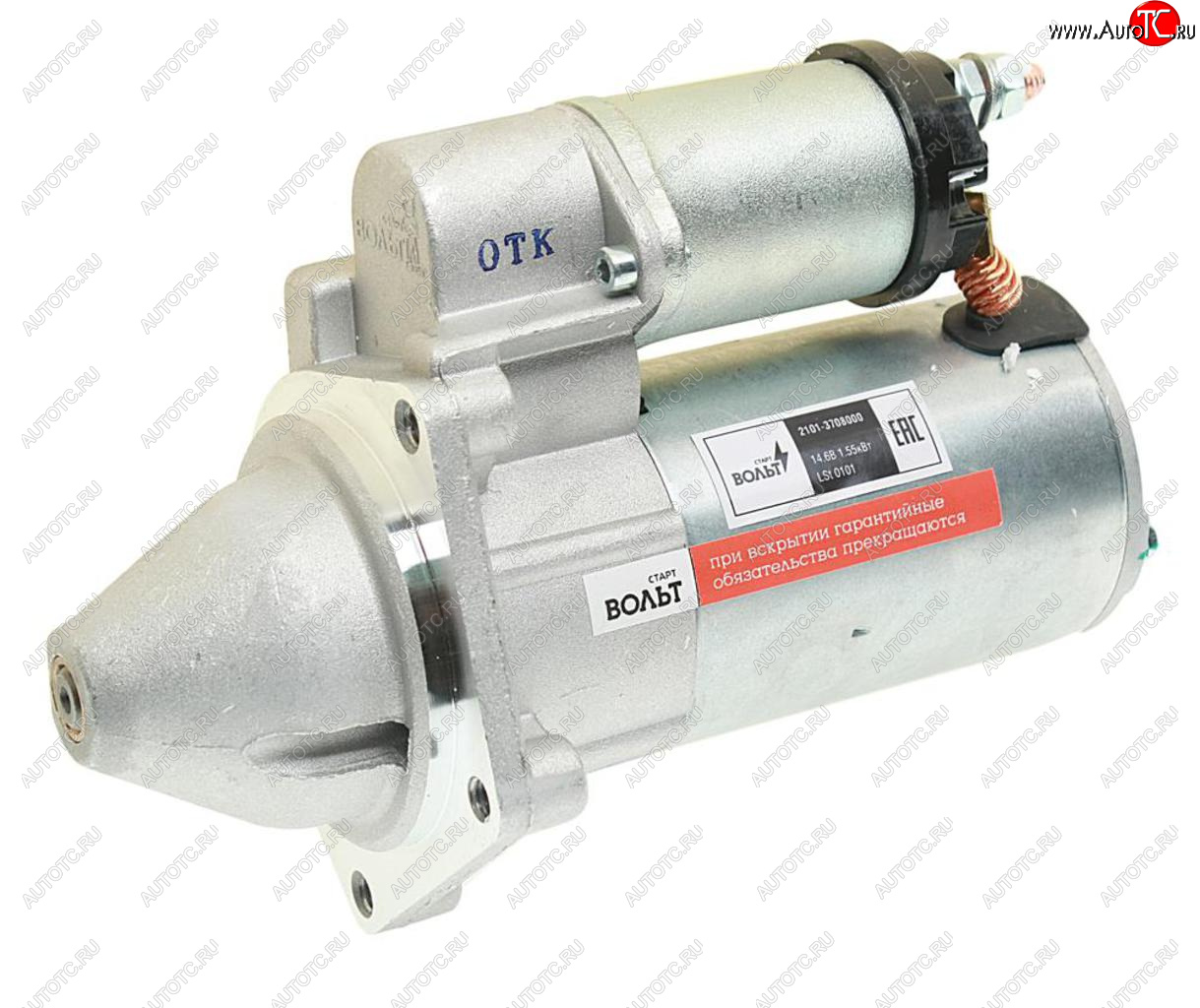 4 399 р. Стартер ВАЗ-2101-2107,2121,2123 редукторный z=11 1.44кВт STARTVOLT STARTVOLT lst 0101  с доставкой в г. Кемерово