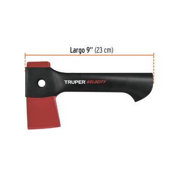 2 299 р. Топор 0.45кг туристический фибергласовая ручка в чехле TRUPER TRUPER 101769  с доставкой в г. Кемерово. Увеличить фотографию 4