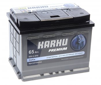 8 299 р. Аккумулятор KARHU Premium 65Ач KAINAR 6ст65(1)  с доставкой в г. Кемерово. Увеличить фотографию 1