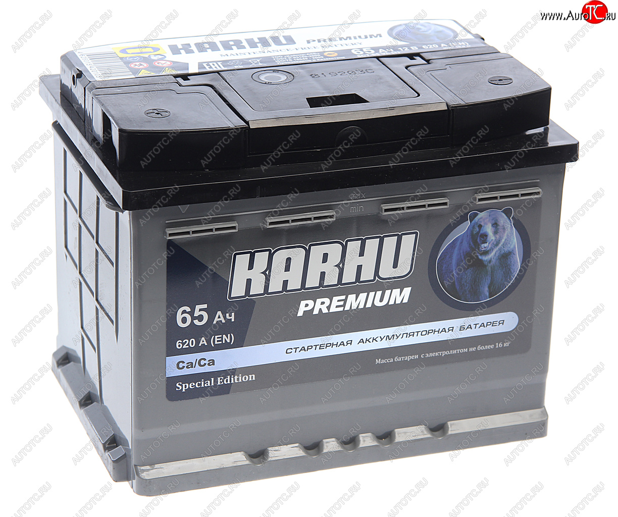 8 299 р. Аккумулятор KARHU Premium 65Ач KAINAR 6ст65(1)  с доставкой в г. Кемерово