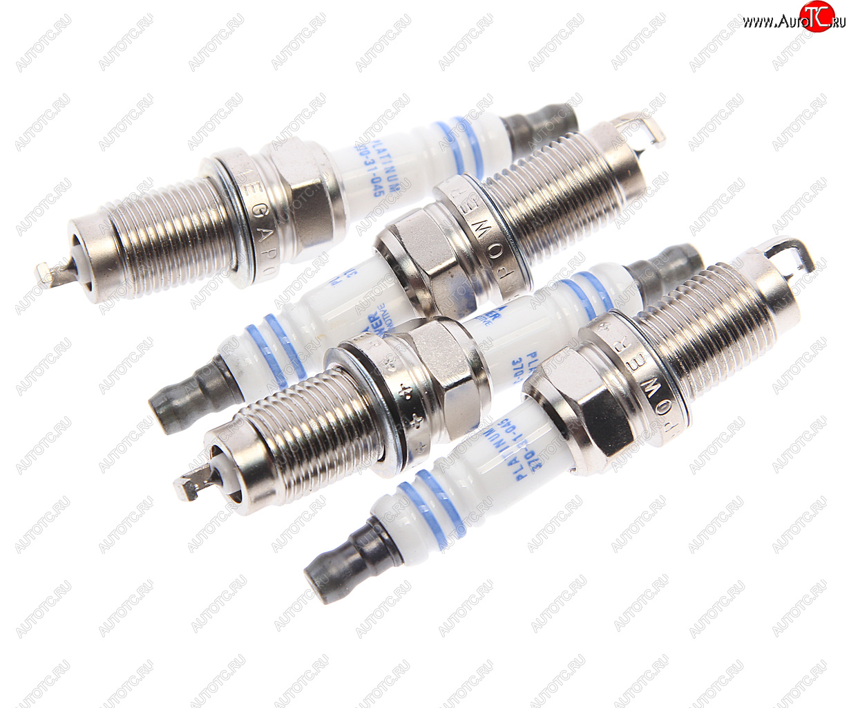 1 479 р. Свеча зажигания VW Golf 5,6,Jetta,Passat B6 AUDI A3 SKODA Octavia,Fabia (1.4 FSI) (4шт.) MEGAPOWER MEGAPOWER 370-31-122  с доставкой в г. Кемерово
