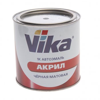 779 р. Краска черная матовая 850г VIKA VIKA 18-000082 VIKA 18-000082  с доставкой в г. Кемерово. Увеличить фотографию 1