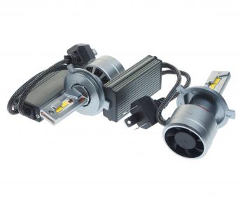 6 199 р. Лампа светодиодная 12V H4 P43t 4300K бокс (2шт.) CLEARLIGHT CLEARLIGHT cl90xp43ledh4-2  с доставкой в г. Кемерово. Увеличить фотографию 2