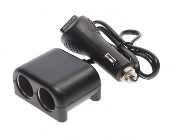 559 р. Разветвитель прикуривателя 2-х гнездовой 12-24V 1USB OLESSON OLESSON no.1641  с доставкой в г. Кемерово. Увеличить фотографию 1