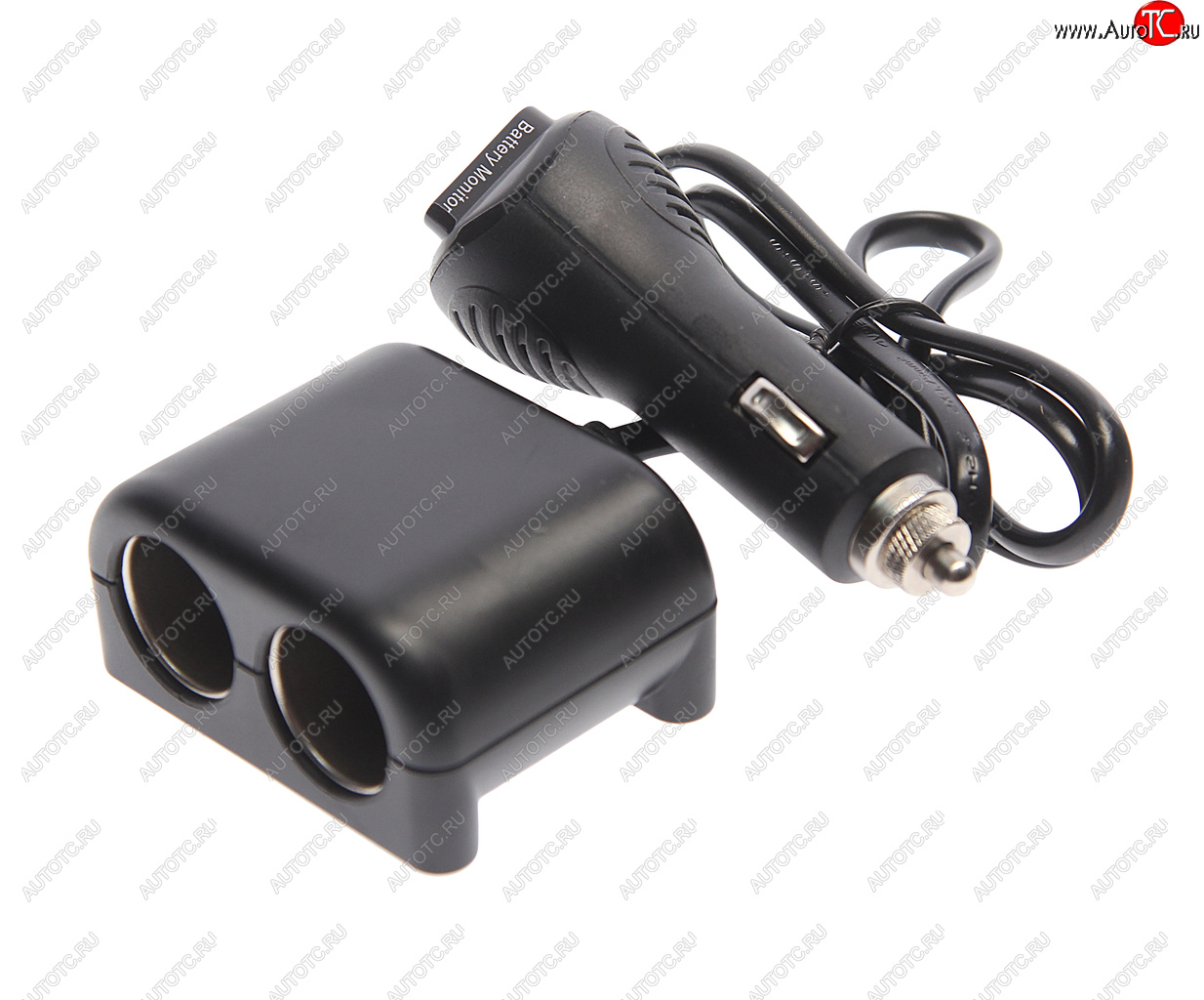 559 р. Разветвитель прикуривателя 2-х гнездовой 12-24V 1USB OLESSON OLESSON no.1641  с доставкой в г. Кемерово