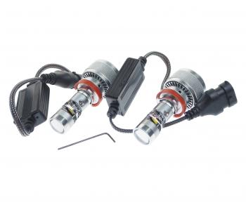 4 899 р. Лампа светодиодная 12V H11 PGJ19-2 линза 4300K бокс (2шт.) CLEARLIGHT CLEARLIGHT kbm cl h11 mini pro 4k-2  с доставкой в г. Кемерово. Увеличить фотографию 1