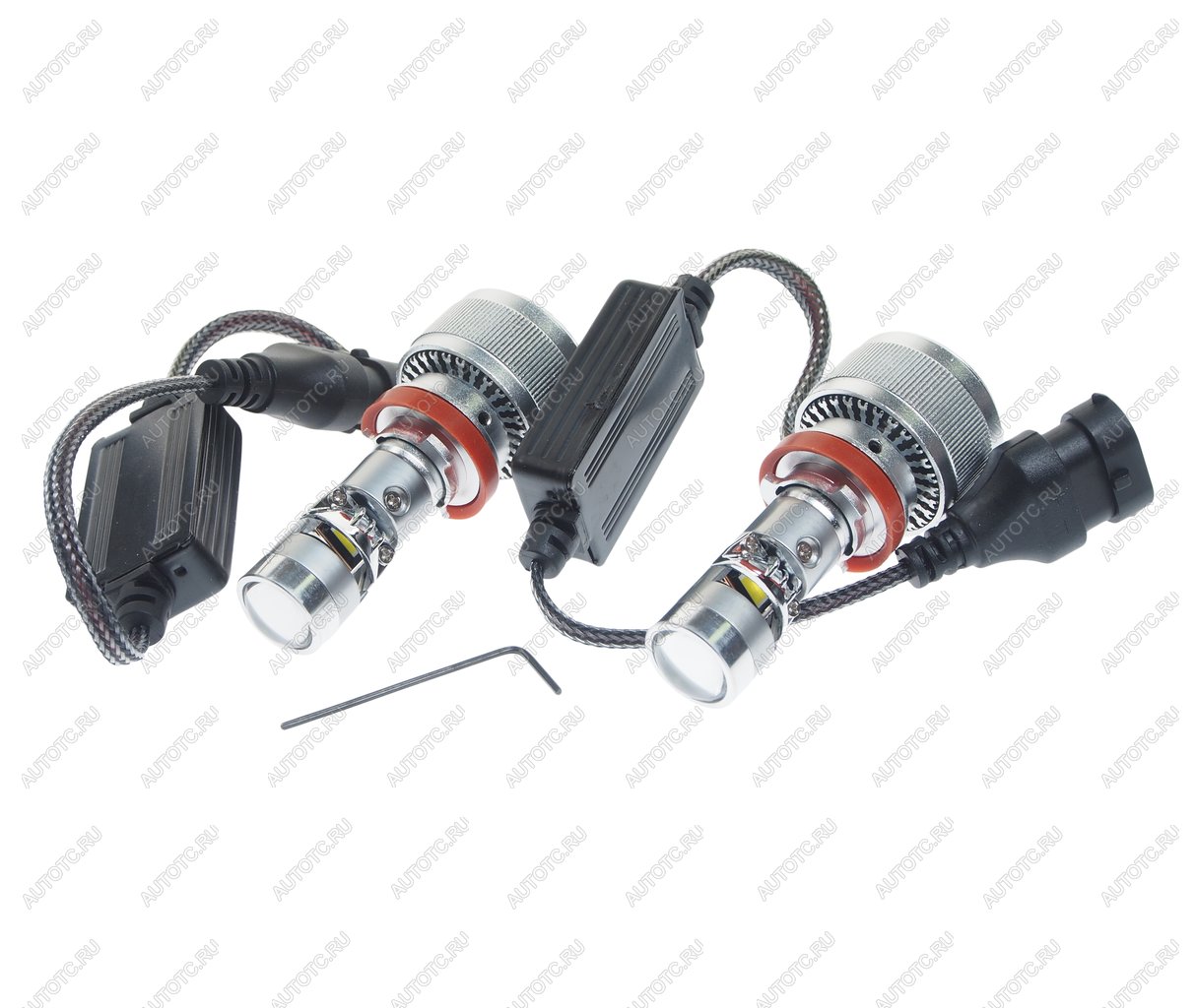 4 899 р. Лампа светодиодная 12V H11 PGJ19-2 линза 4300K бокс (2шт.) CLEARLIGHT CLEARLIGHT kbm cl h11 mini pro 4k-2  с доставкой в г. Кемерово