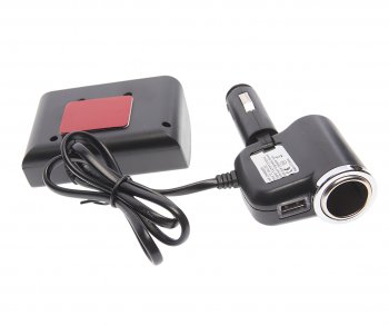 599 р. Разветвитель прикуривателя 4-х гнездовой 12-24V 1USB OLESSON OLESSON no.1528  с доставкой в г. Кемерово. Увеличить фотографию 2