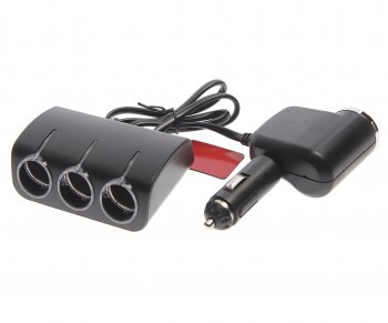 599 р. Разветвитель прикуривателя 4-х гнездовой 12-24V 1USB OLESSON OLESSON no.1528  с доставкой в г. Кемерово. Увеличить фотографию 1