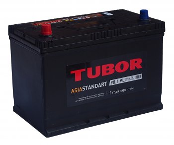 13 199 р. Аккумулятор TUBOR Asia Standart 90Ач TUBOR 6ст90(1) d31r  с доставкой в г. Кемерово. Увеличить фотографию 1