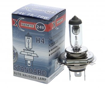 202 р. Лампа 24V H4 7570W P43t 3200К Standard XENITE XENITE 1007064  с доставкой в г. Кемерово. Увеличить фотографию 1