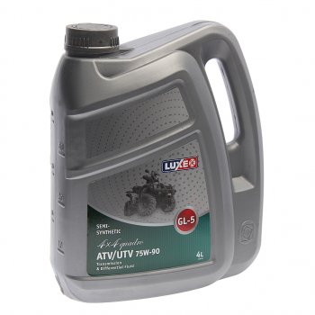 2 369 р. Масло трансмиссионное 4x4 QUADRO ATVUTV GL-5 75W90 псинт.4л LUXE LUXE 30407  с доставкой в г. Кемерово. Увеличить фотографию 1