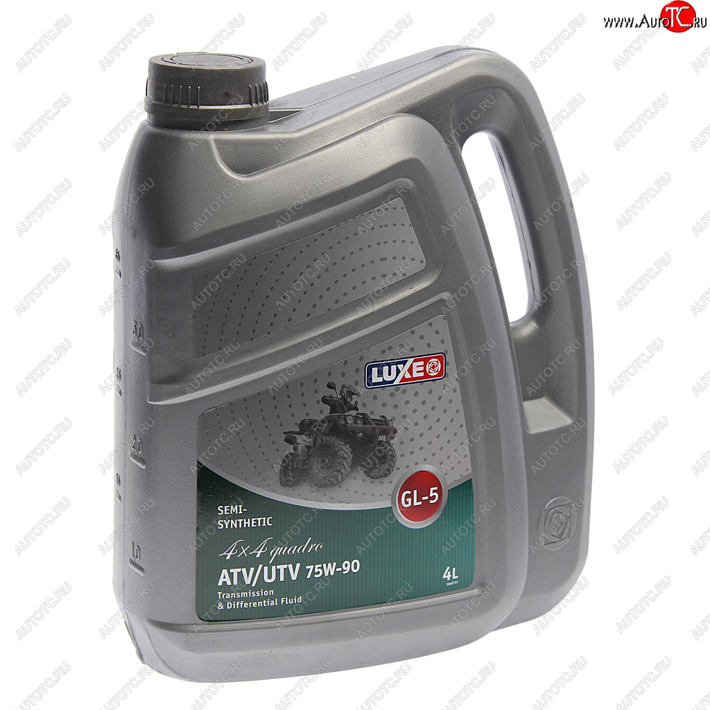 2 369 р. Масло трансмиссионное 4x4 QUADRO ATVUTV GL-5 75W90 псинт.4л LUXE LUXE 30407  с доставкой в г. Кемерово