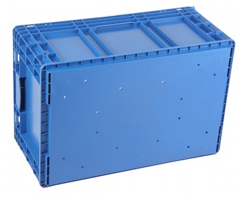 1 699 р. Ящик полимерный многооборотный 594х396х280мм синий IPLAST IPLAST ip-530859  с доставкой в г. Кемерово. Увеличить фотографию 2