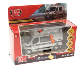 1 679 р. Модель автомобиля RENAULT Master металлическая (свет, звук) ТЕХНОПАРК ТЕХНОПАРК master-14spol-sr  с доставкой в г. Кемерово. Увеличить фотографию 1
