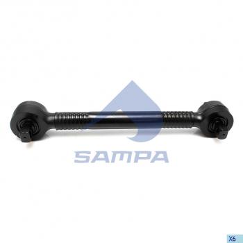 7 749 р. Штанга реактивная SCANIA обжимная с двухопорным РМШ L=522мм d=19мм SAMPA SAMPA 095.274  с доставкой в г. Кемерово. Увеличить фотографию 1