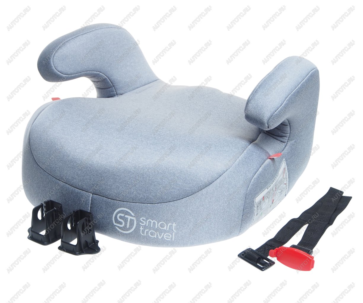 5 299 р. Подушка авт.детская БУСТЕР 22-36кг (III) 6-12лет св.серая Isofix SMART TRAVEL SMART TRAVEL kres3906  с доставкой в г. Кемерово