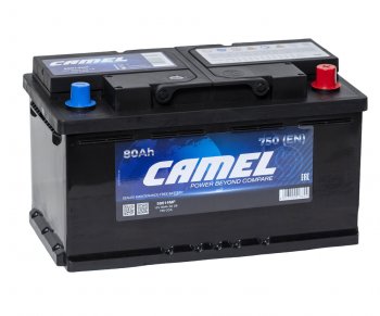 11 799 р. Аккумулятор CAMEL 80Ач обратная полярность, низкий CAMEL 6ст80(0) lb4  с доставкой в г. Кемерово. Увеличить фотографию 1