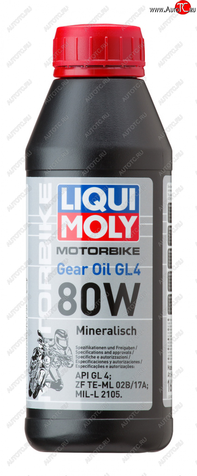 739 р. Масло трансмиссионное RACING GEAR OIL мото GL-4 80W мин.0.5л LIQUI MOLY LIQUI MOLY 1617  с доставкой в г. Кемерово