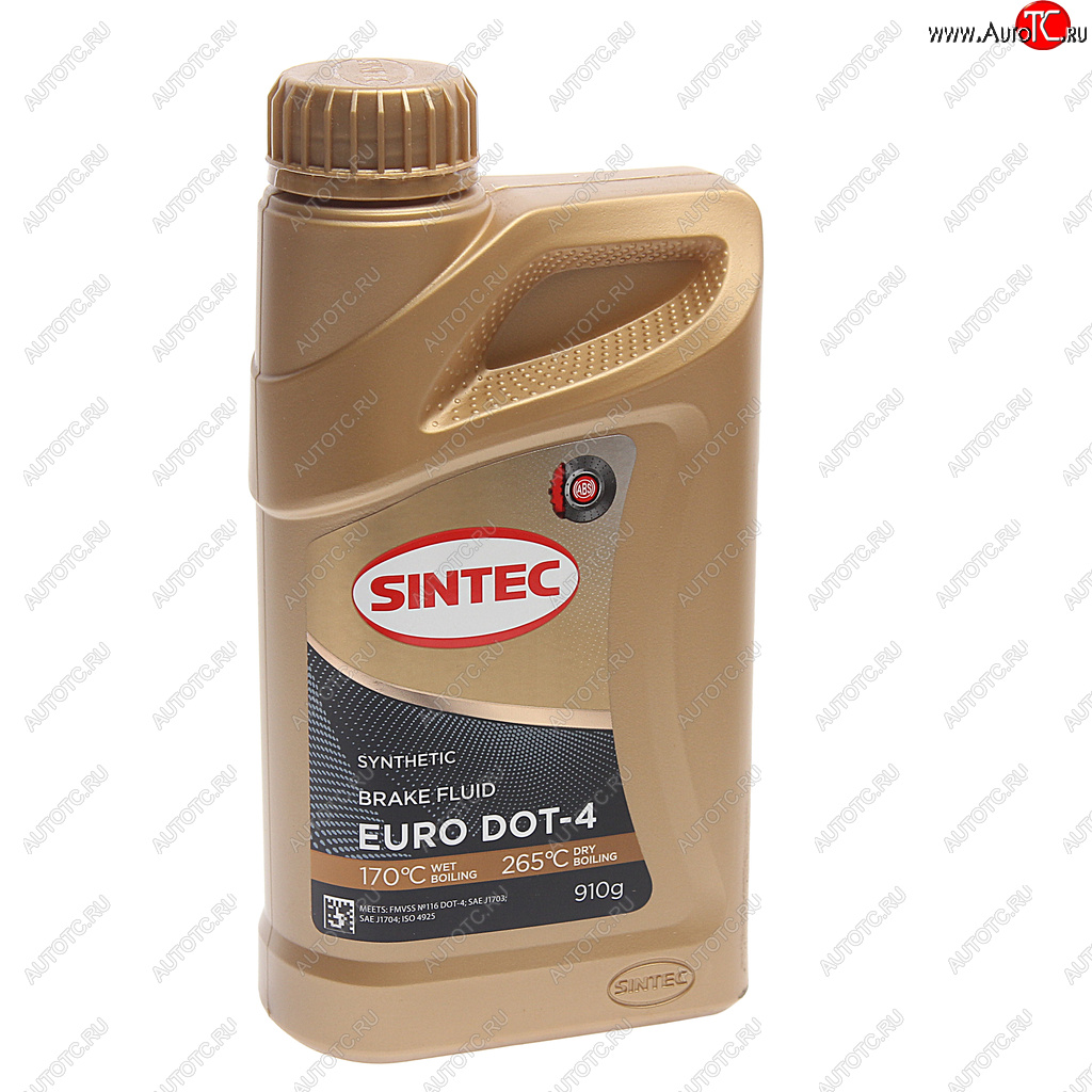 469 р. Жидкость тормозная DOT-4 0.910кг Euro SINTEC SINTEC 800736  с доставкой в г. Кемерово
