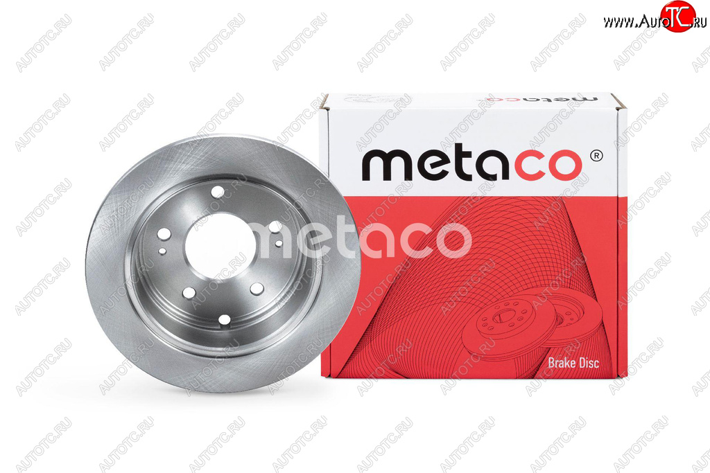 2 969 р. Диск тормозной MITSUBISHI Eclipse (05-),Galant (03-) задний (1шт.) METACO METACO 3060-185  с доставкой в г. Кемерово