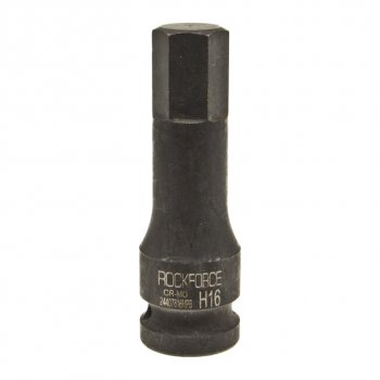 379 р. Бита-головка 12 HEX H16 L=79мм ударная ROCKFORCE ROCKFORCE rf-24407816mpb  с доставкой в г. Кемерово. Увеличить фотографию 1