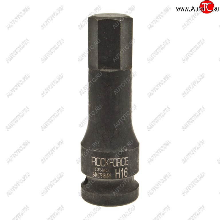 379 р. Бита-головка 12 HEX H16 L=79мм ударная ROCKFORCE ROCKFORCE rf-24407816mpb  с доставкой в г. Кемерово