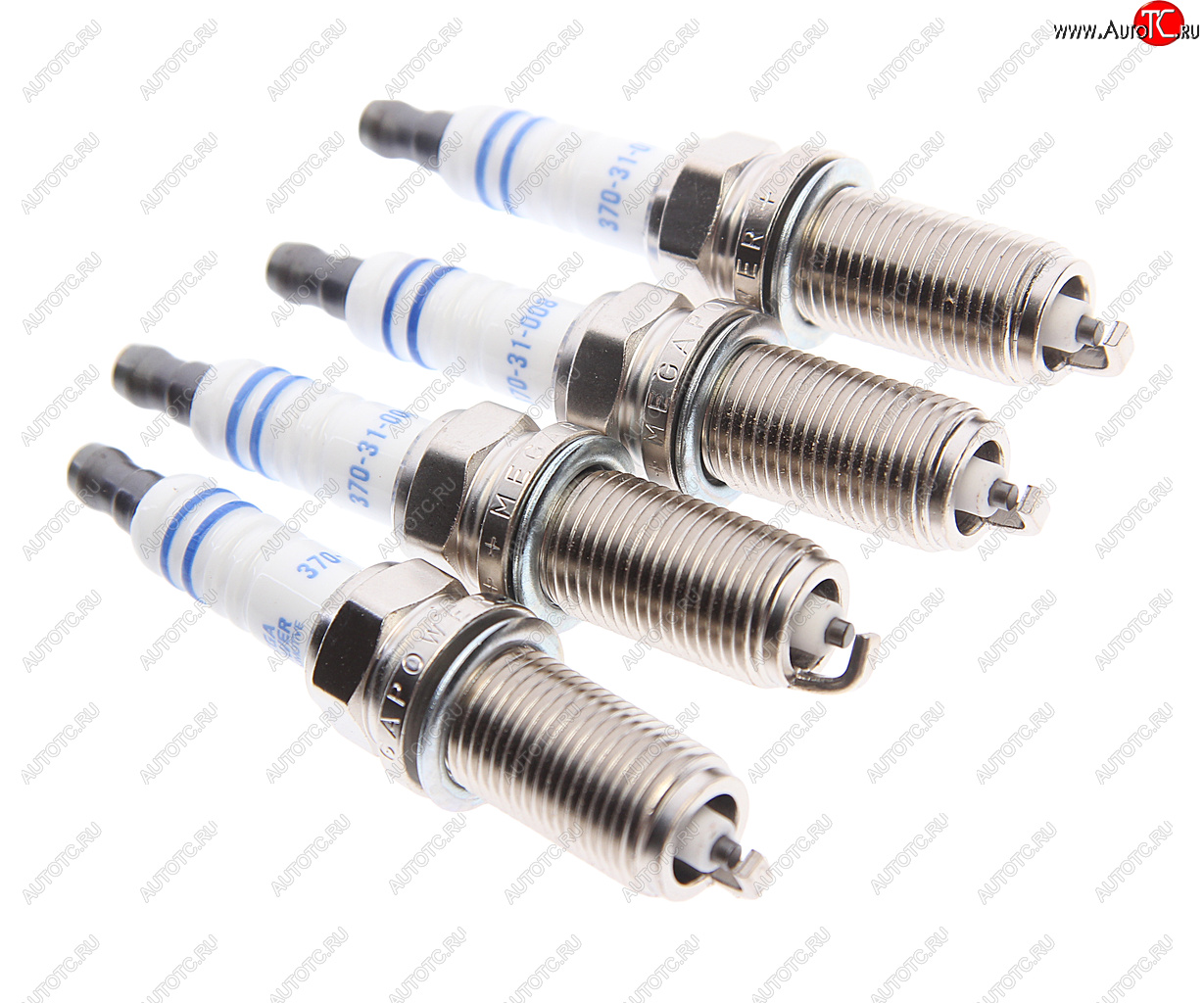 459 р. Свеча зажигания HYUNDAI Santa Fe,iX35 KIA Cerato,Sorento,Sportage (4шт.) MEGAPOWER MEGAPOWER 370-31-103  с доставкой в г. Кемерово