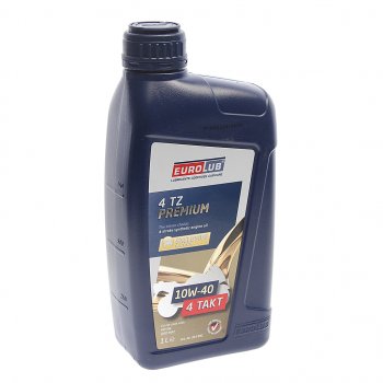 1 579 р. Масло моторное для 4-х тактных двигателей MOTO 4TZ Premium 10W40 синт.1л EUROLUB EUROLUB 313001  с доставкой в г. Кемерово. Увеличить фотографию 1