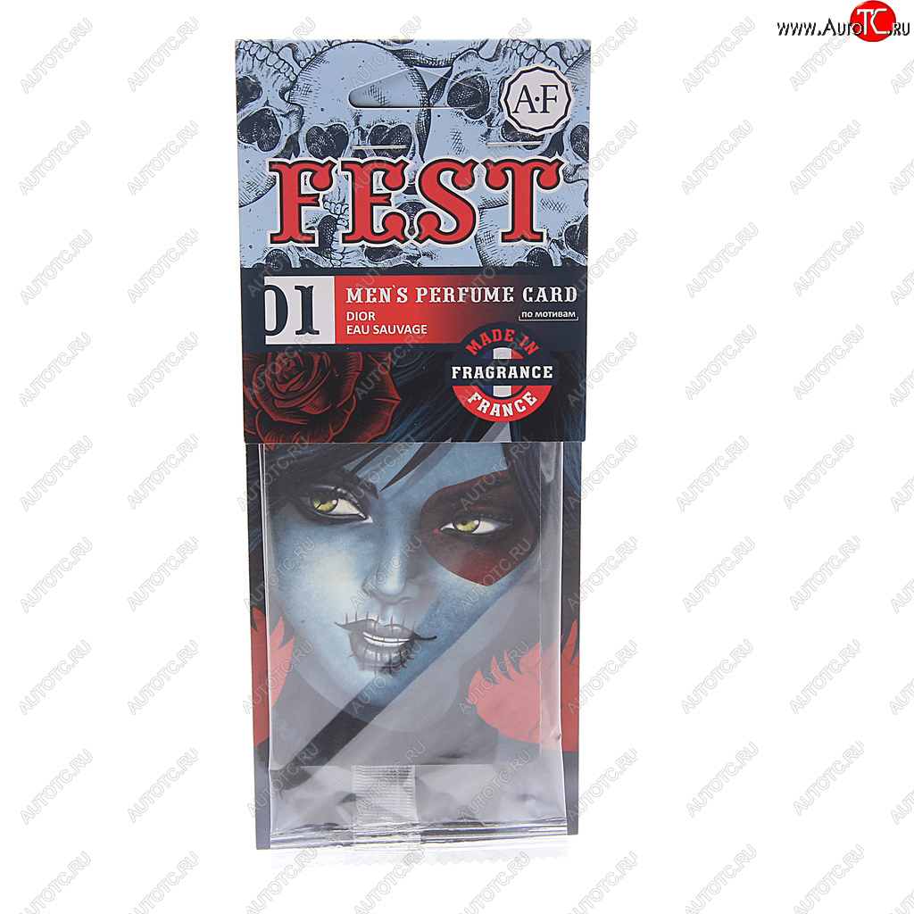 113 р. Ароматизатор подвесной пластина (Dior Eau Sauvage) Fest AURA FRESH AURA FRESH 23396  с доставкой в г. Кемерово