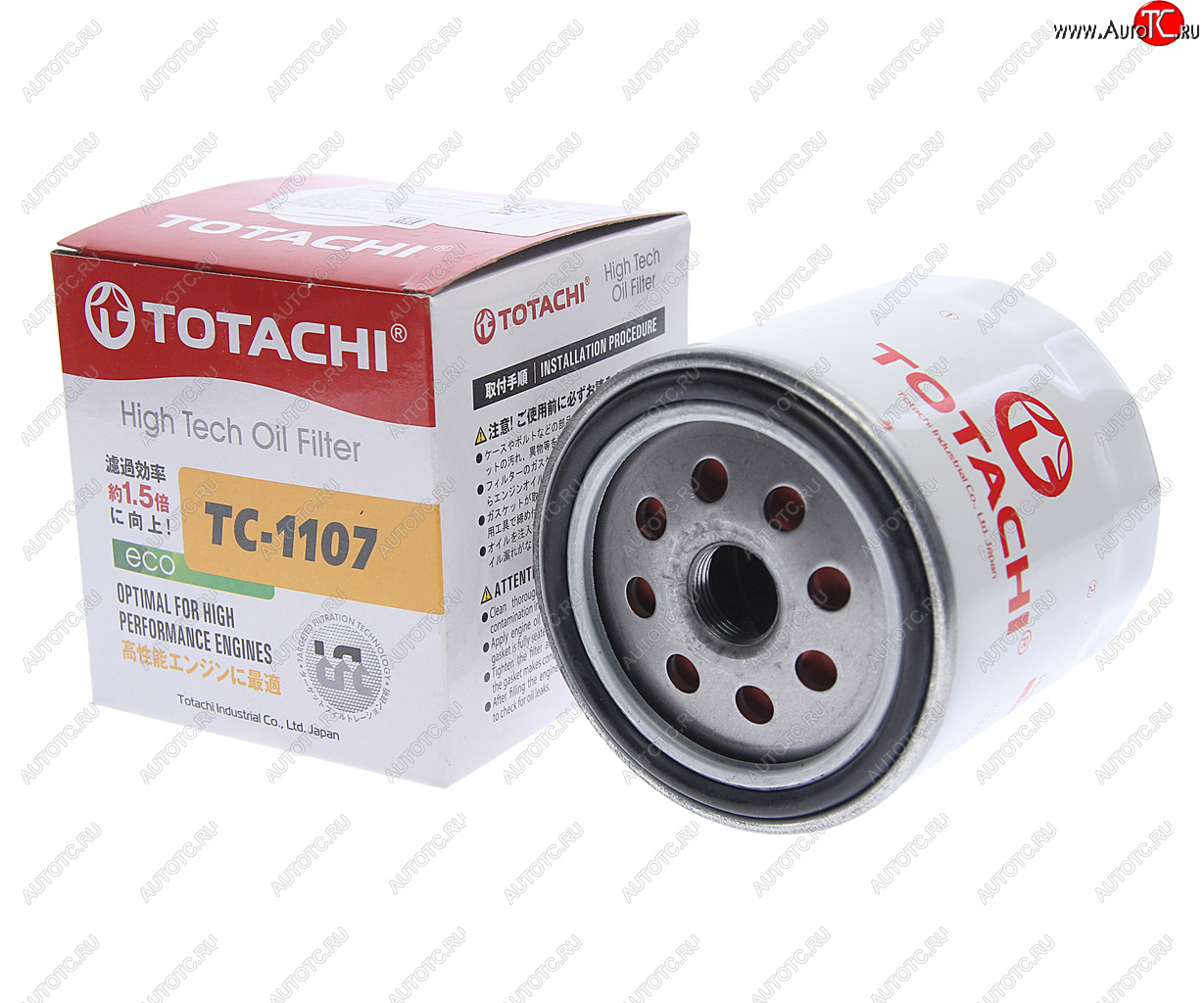 499 р. Фильтр масляный CHERY Fora (06-) TOTACHI TOTACHI tc-1107  с доставкой в г. Кемерово