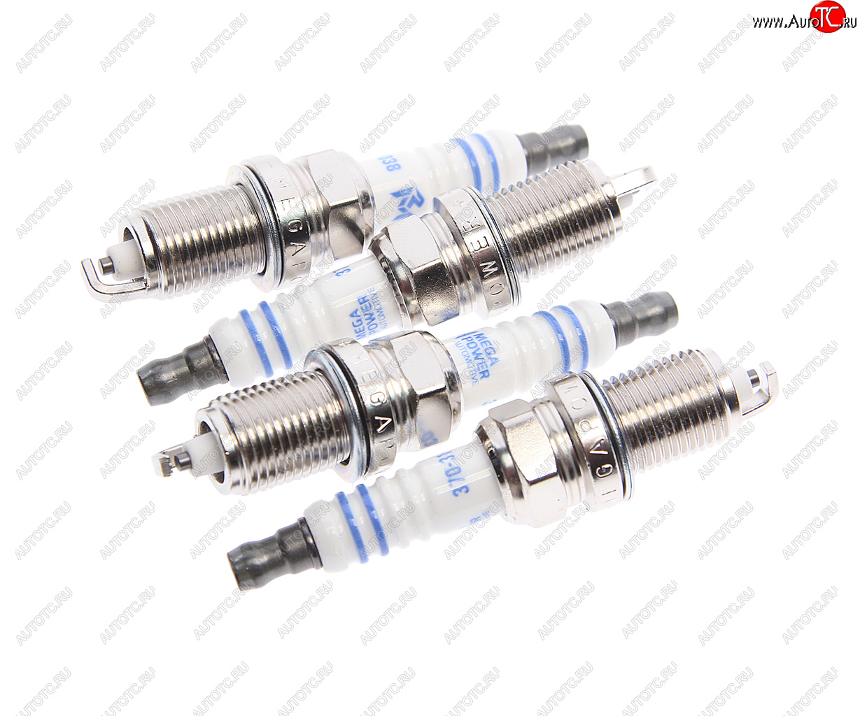569 р. Свеча зажигания OPEL Astra H (2.0 T) BMW 7 (87-94) (M70) (4шт.) MEGAPOWER MEGAPOWER 370-31-125  с доставкой в г. Кемерово