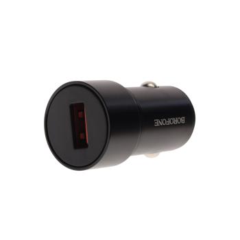 234 р. Устройство зарядное в прикуриватель 1USB 12V BOROFONE BOROFONE bz19a black  с доставкой в г. Кемерово. Увеличить фотографию 1
