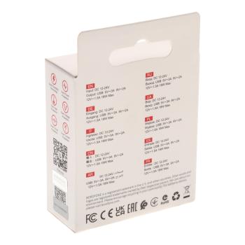 234 р. Устройство зарядное в прикуриватель 1USB 12V BOROFONE BOROFONE bz19a black  с доставкой в г. Кемерово. Увеличить фотографию 5