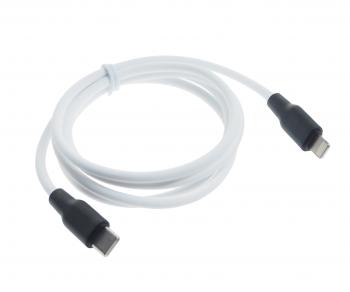 369 р. Кабель iPhone (5-)-USB Type C 1м HOCO HOCO x21 white  с доставкой в г. Кемерово. Увеличить фотографию 1