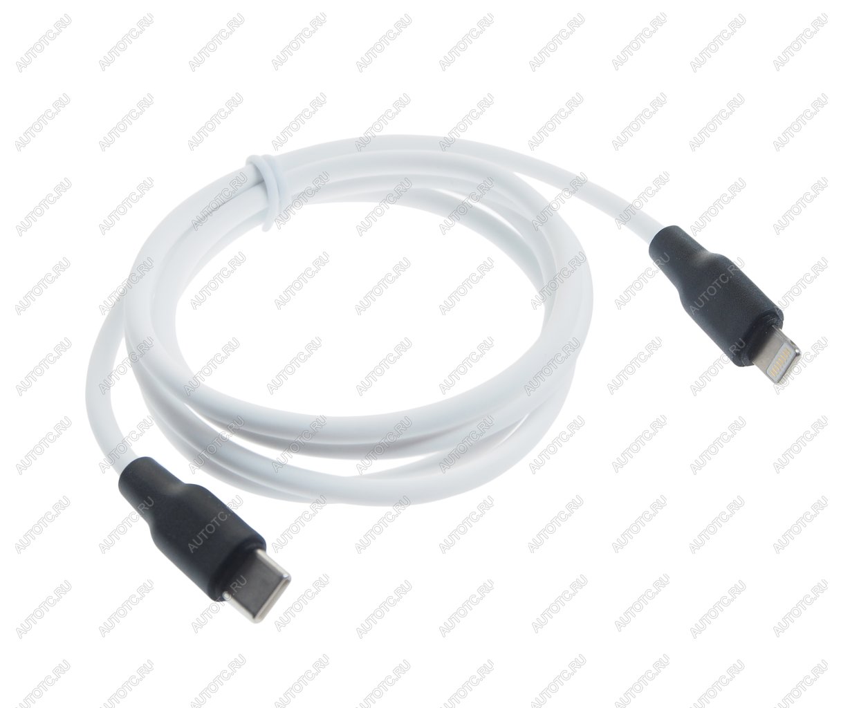 369 р. Кабель iPhone (5-)-USB Type C 1м HOCO HOCO x21 white  с доставкой в г. Кемерово