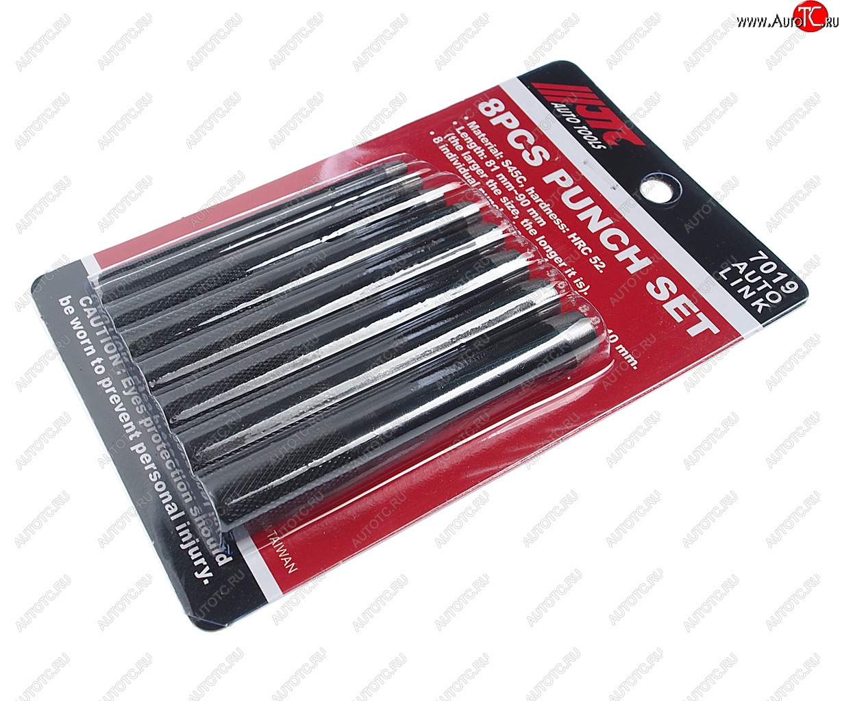 1 999 р. Набор просечек 3-10мм 8 предметов JTC JTC TOOLS CO., LTD jtc-7019  с доставкой в г. Кемерово
