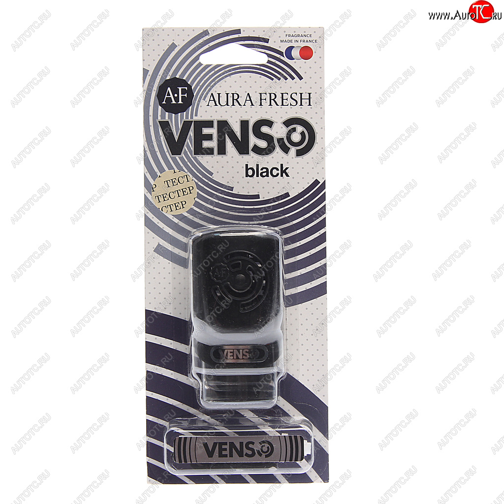 296 р. Ароматизатор на дефлектор жидкостный (black) 6мл Venso AURA FRESH AURA FRESH 23327  с доставкой в г. Кемерово